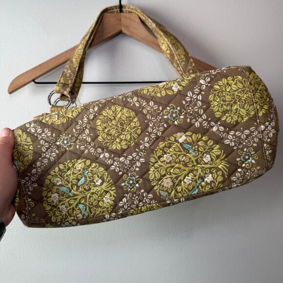 Vera Bradley Sittin In A Tree Quilted Shoulder Bag Purse - Picture 4 of 10